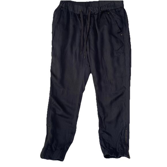 Converse One Star Pull On Jogger Pants Women’s M Gray Mid Rise Side Pockets - Picture 1 of 5